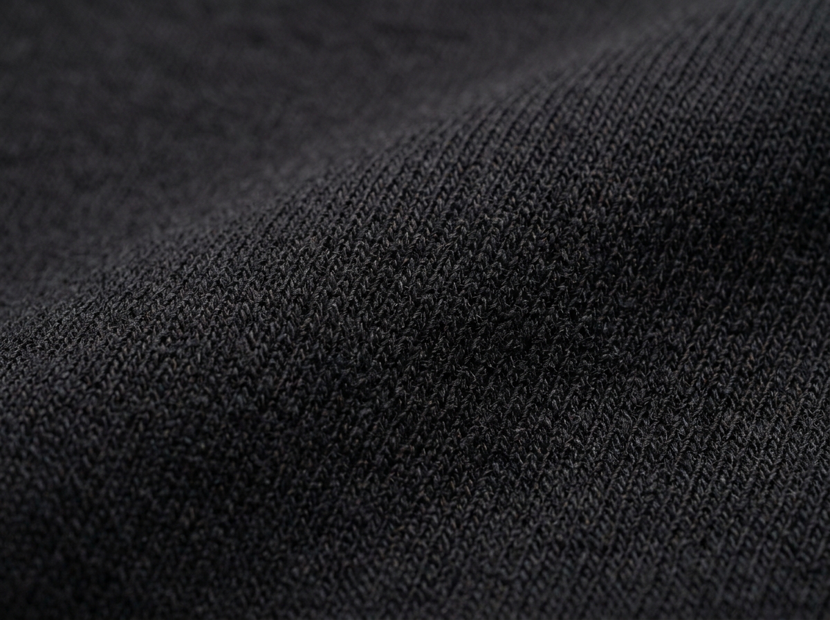Cotflex structured stretch fabric macro shot